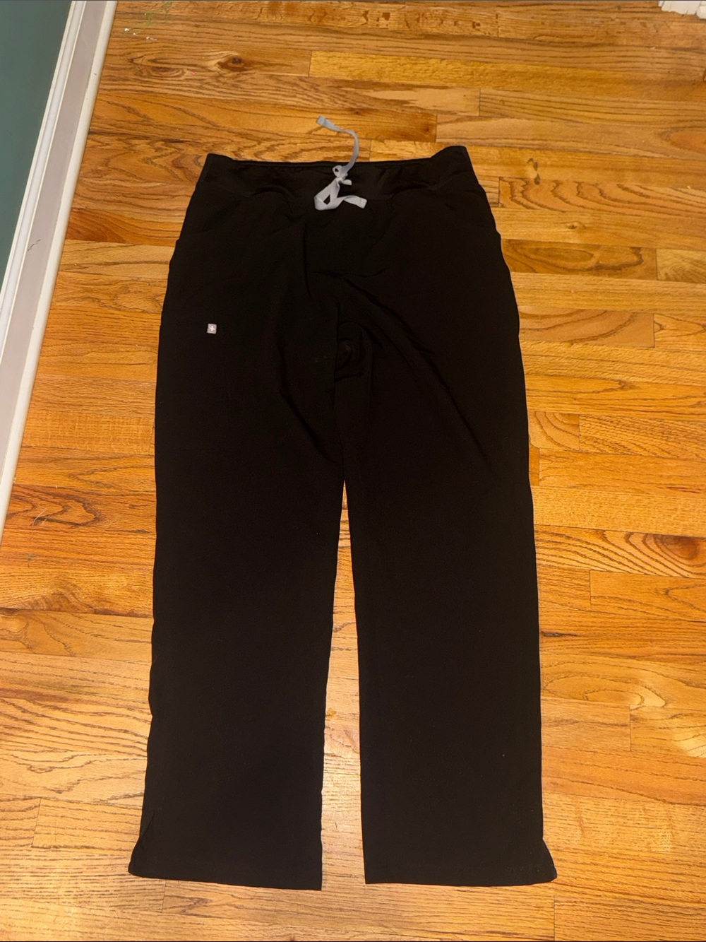 Women’s Figs Kade Black Drawstring Jogger Pants Sz XL